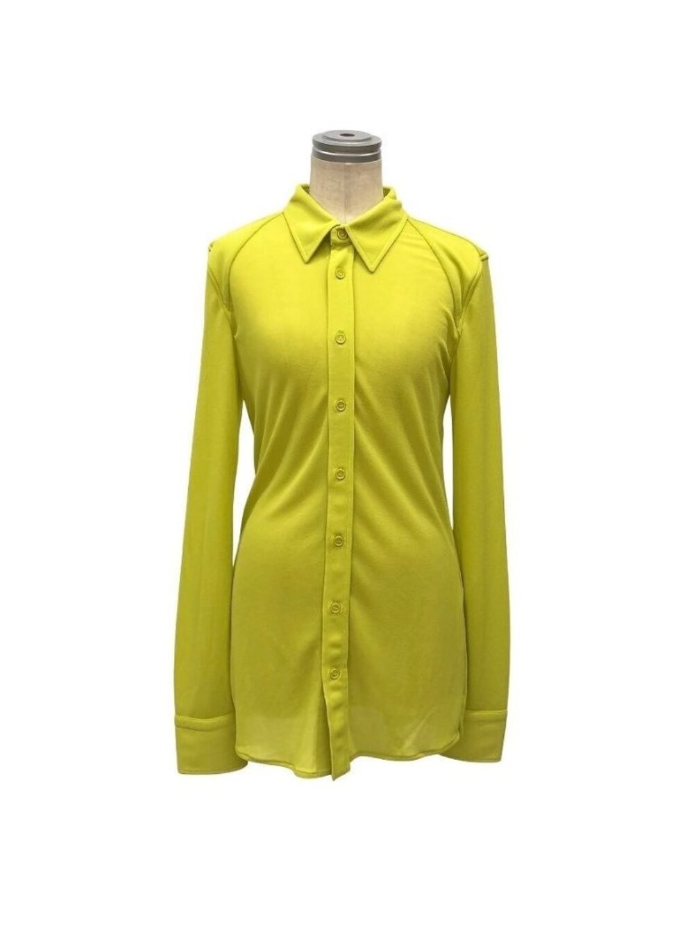Bottega Veneta Shirt Blouse Lime Yellow 34